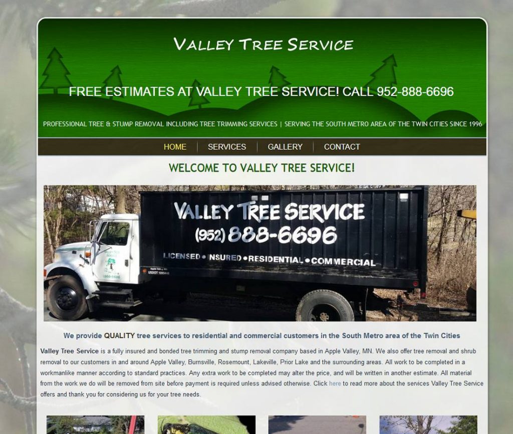 Valley Tree Service | Studio 544 Web Design